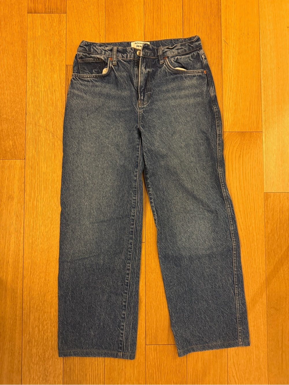 Reformation Val 90s mid rise Straight-Leg Jeans